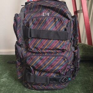 Burton Snowboarding Backpack With Board Straps